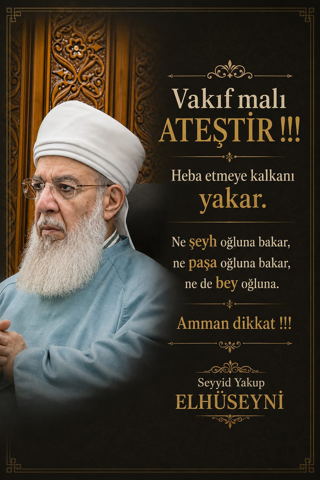 VAKIF MALI EMANETTİR!